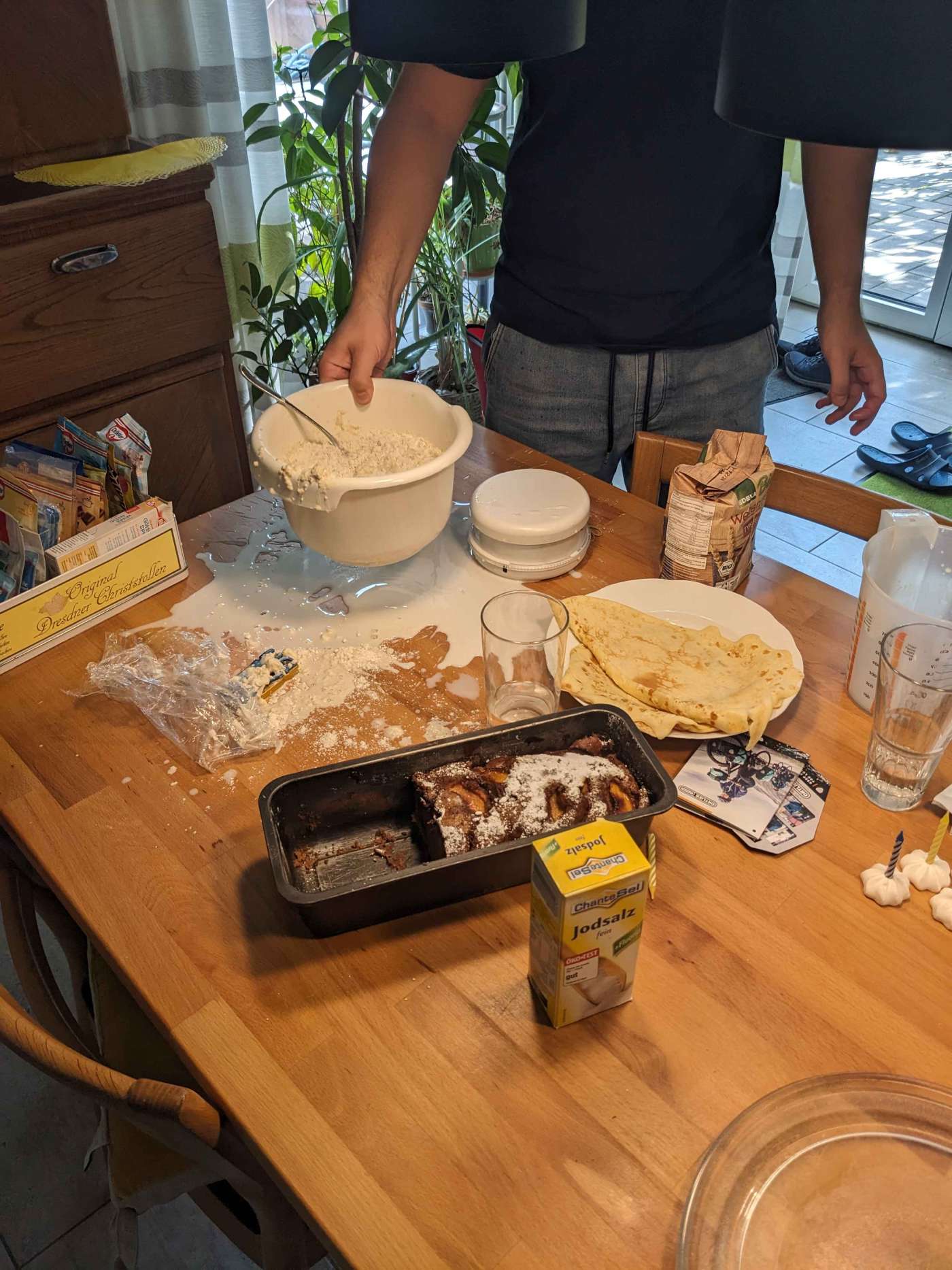 Crepes machen geht schief